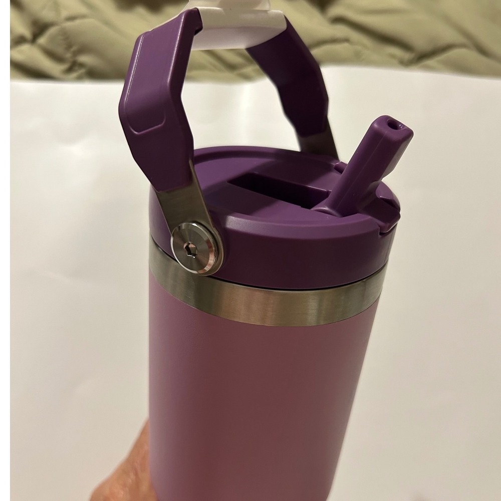 Stanley The IceFlow Flip Straw Tumbler 30oz Lilac Purple 10-13175-014 NEW - Picture 5 of 5